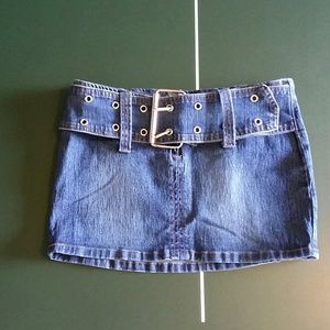 Sexy Mini Jean Skirt